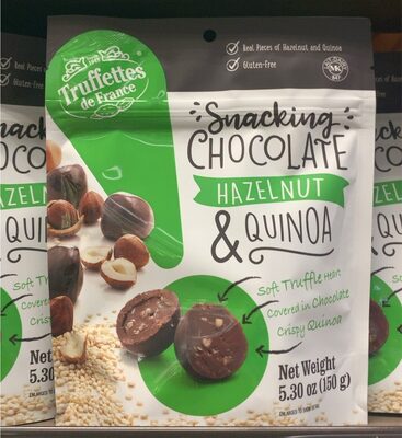 Hazelnut & Quinoa Snacking Chocolate, Hazelnut & Quinoa