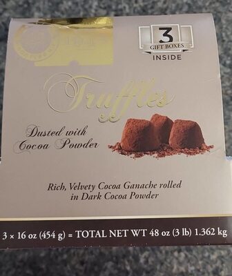 Cocoa Dusted Truffles, Cocoa