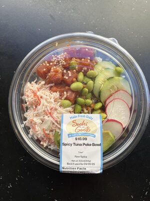 Spicy Tuna Poke Bowl, Spicy Tuna