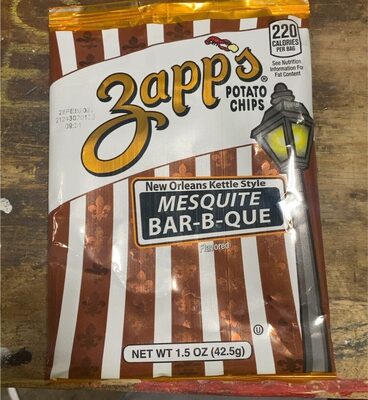 New Orleans Kettle Style Mesquite Bar-B-Que Potato Chips, Mesquite Bar-B-Que