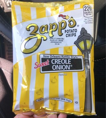 New Orleans Kettle Style Sweet Creole Onion Potato Chips, Sweet Creole Onion