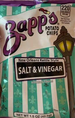 New Orleans Kettle Style Salt & Vinegar Potato Chips, Salt & Vinegar