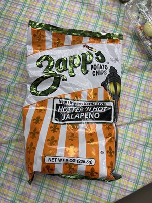 Hotter 'N Hot Jalapeo New Orleans Kettle Style Potato Chips, Jalapeo