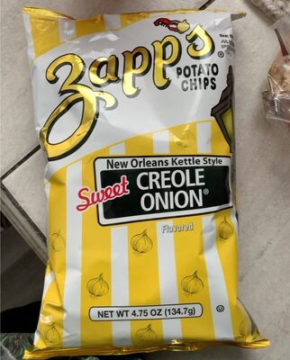 New Orleans Kettle Style Sweet Creole Onion Flavored Potato Chips, Sweet Creole Onion