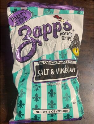 Salt & Vinegar New Orleans Kettle Style Potato Chips, Salt & Vinegar