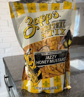 Jazzy Honey Mustard New Orleans Style Pretzel Stix, Jazzy Honey Mustard