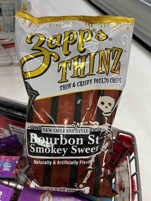 New Orleans Style Bourbon St Smokey Sweet Thin & Crispy Potato Chips