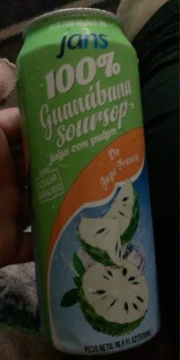 100% Soursop Juice With Pulp, Soursop