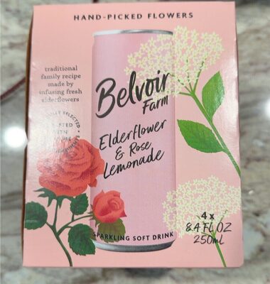 Elderflower & Rose Lemonade Sparkling Soft Drink