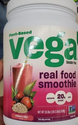 Real Food Smoothie Drink Mix, Wildberry Bliss, Wildberry Bliss