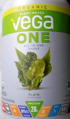 Plain Unsweetened All-In-One Shake Drink Mix, Plain Unsweetened
