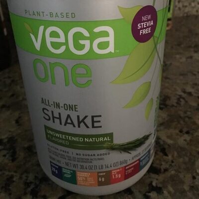 Unsweetened Natural Flavored All-In-One Shake Drink Mix, Unsweetened Natural