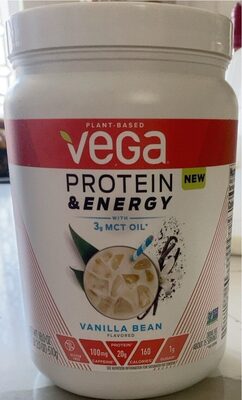 Vanilla Bean Flavored Protein & Energy Drink Mix, Vanilla Bean
