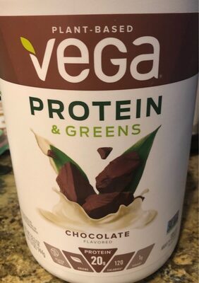 Chocolate Flavored Plant-Based Protein & Greens Drink Mix, Chocolate