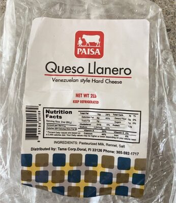 Queso Llanero Venezuelan Style Hard Cheese, Queso Llanero