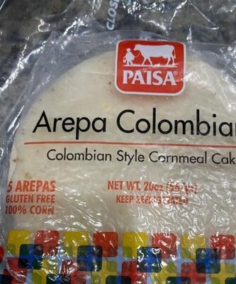 Arepa Colombiana Colombian Style Cornmeal Cake, Arepa Colombiana Colombian Style
