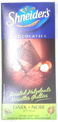 Chocolatier Roasted Hazelnuts Dark Chocolate, Hazelnut