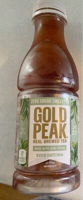Gold Peak Zero Sugar Sweet Tea Bottles, 16.9 fl oz, 6 Pack