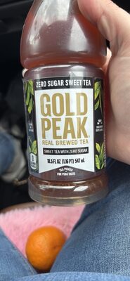 Gold Peak Zero Sugar Sweet Tea Bottle, 18.5 fl oz