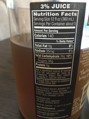Gold Peak Tea, Lemonade Tea