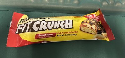 Peanut Butter Whey Protein Baked Bar, Peanut Butter