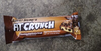 Chocolate Chip Cookie Dough Whey Protein Baked Bar, Chocolate Chip Cookie Dough