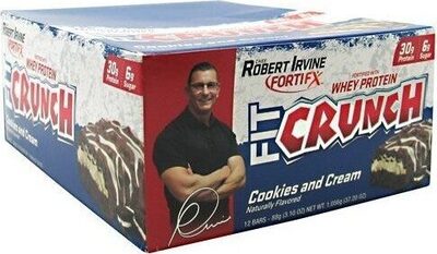 Whey Protein Baked Bar, Cookies And Cream