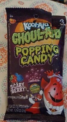 Scary Berry Ghoul-Aid Popping Candy, Scary Berry