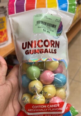 Cotton Candy Unicorn Gumballs, Cotton Candy