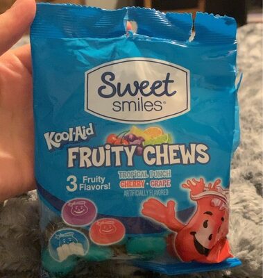 Tropical Punch, Cherry, Grape Flavored Fruity Chews, Tropical Punch, Cherry, Grape
