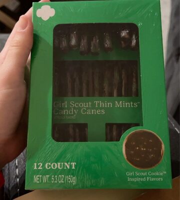 Girl Scout Thin Mints Candy Canes, Girl Scout Thin Mints