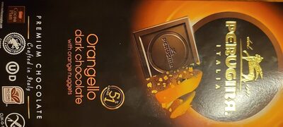 Orangello With Orange Nuggets Dark Chocolate, Orange