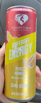 Peach Mango Flavored Different Energy Drink, Peach Mango