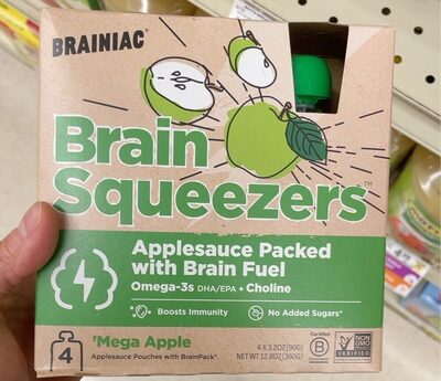 Smart Squeezers Applesauce, Apple