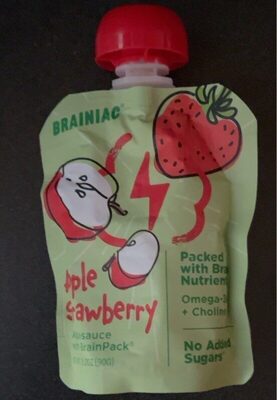Apple Strawberry Smart Squeezers Applesauce, Apple Strawberry