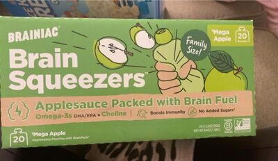 'Mega Apple Applesauce With Brainpack, 'Mega Apple