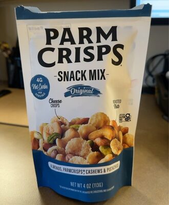 Original Almonds, Parmcrisps, Cashews & Pistachios Snack Mix, Original