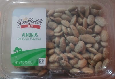 Dill Pickle Flavored Almonds Nuts, Dill Pickle