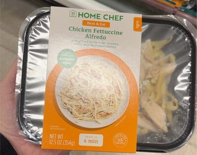 Chicken Fettuccine Alfredo With Grilled White Meat Chicken, Pasta, And Parmesan Cheese, Chicken Fettuccine Alfredo