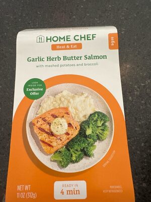 Garlic Herb Butter Salmon, Garlic Herb