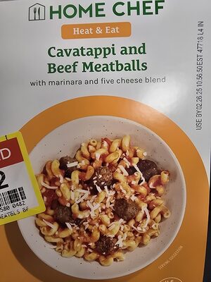 Cavatappi And Beef Heat & Eat Meatballs, Cavatappi And Beef