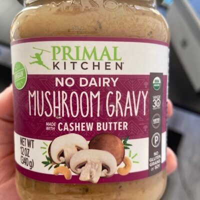 No Dairy Mushroom Gravy, No Dairy Mushroom