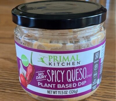No Dairy Spicy Queso Style Plant Based Dip, No Dairy Spicy Queso Style