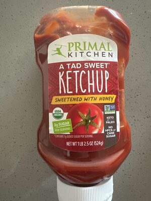 A Tad Sweet Sweetened With Honey Ketchup, A Tad Sweet Sweetened With Honey