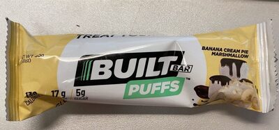 Banana Cream Pie Marshmallow Puffs Bar, Banana Cream Pie Marshmallow