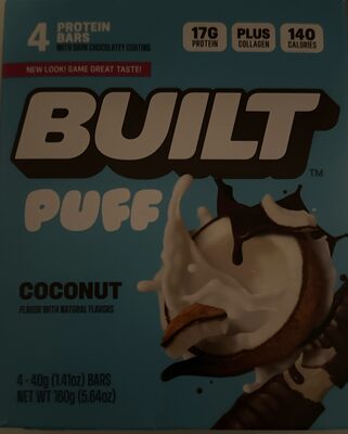 Coconut Puff Protein Bars, Coconut