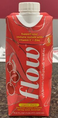 Organic Cherry Vitamin-Infused Water, Organic Cherry