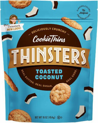 Toasted Coconut Cookie Thins, Toasted Coconut