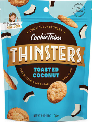 Toasted Coconut Cookie Thins, Toasted Coconut
