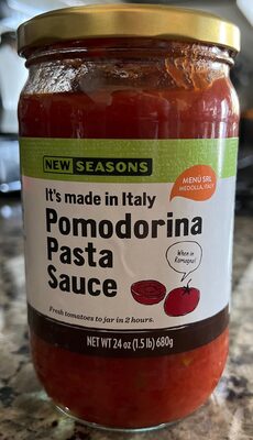 Pomodorina Pasta Sauce, Pomodorina